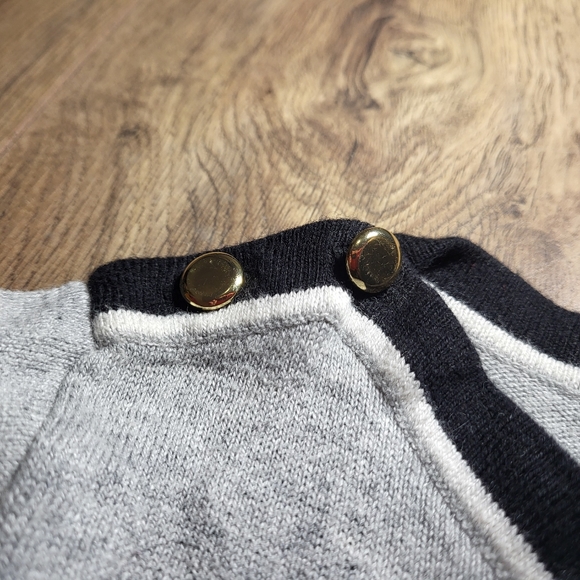 Jones New York Grey & Black Wool Blend Sweater Size XL - Picture 5 of 9